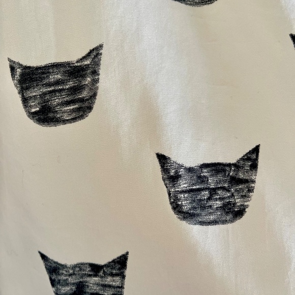 NWOT Leah Reena Goren x Anthropologie Feline Karma Cat Dress ~ Size 10 - Picture 8 of 11